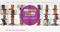 Desktop Screenshot of pro-interim.pf